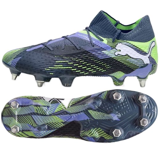 Buty Puma Future 7 Ultimate MxSG 107918-03 Niebieskie ze sklepu ButyModne.pl w kategorii Buty sportowe męskie - zdjęcie 178534252