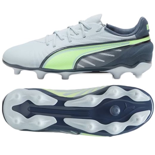 Buty Puma King Match Jr FG/AG 108048-03 Białe ze sklepu ButyModne.pl w kategorii Buty sportowe dziecięce - zdjęcie 178534254