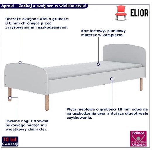 Łóżko/materac Elior 