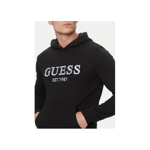 Bluza męska Guess zimowa młodzieżowa z napisem 