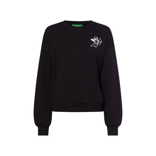 JJXX Bluza damska - JXValentine Kobiety Bawełna czarny jednolity ze sklepu vangraaf w kategorii Bluzy damskie - zdjęcie 178537560