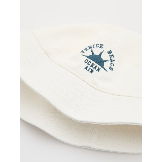 Reserved - Bawełniany bucket hat - złamana biel Reserved 9-13 lat Reserved