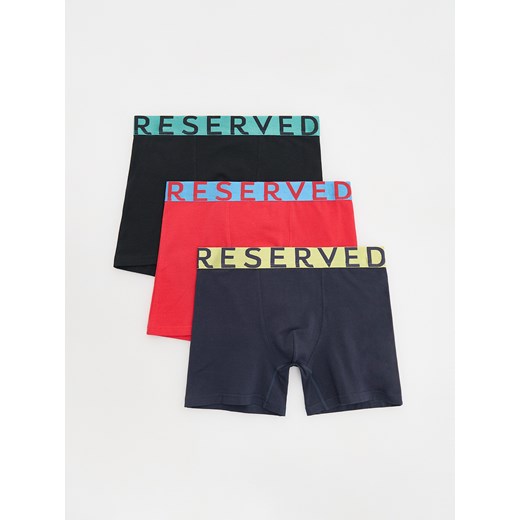 Reserved - 3 pack bokserek Long - granatowy ze sklepu Reserved w kategorii Majtki męskie - zdjęcie 178539172