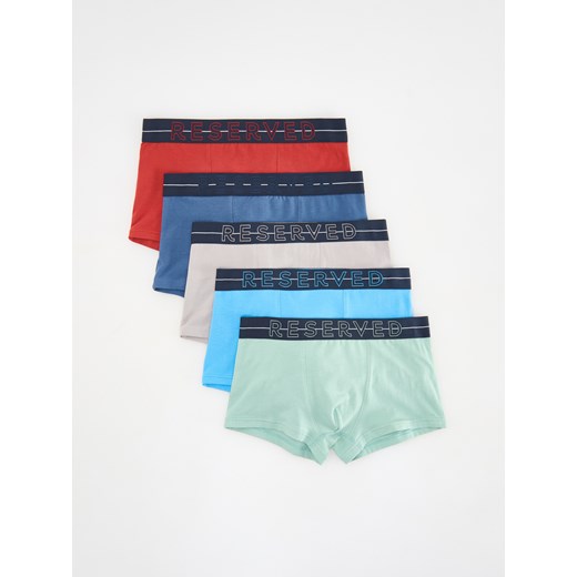 Reserved - 5 pack bokserek Classic - jasnoniebieski Reserved XXL Reserved
