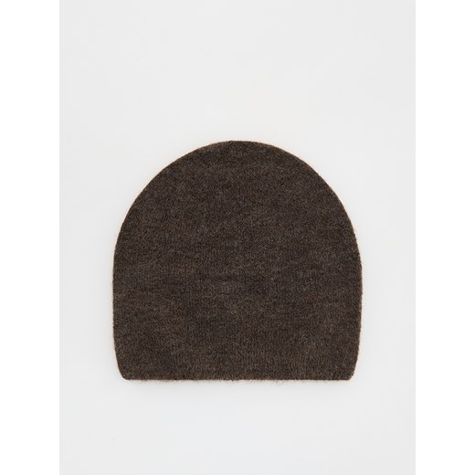 Reserved - Czapka beanie - ciemnobrązowy ze sklepu Reserved w kategorii Czapki zimowe damskie - zdjęcie 178539244