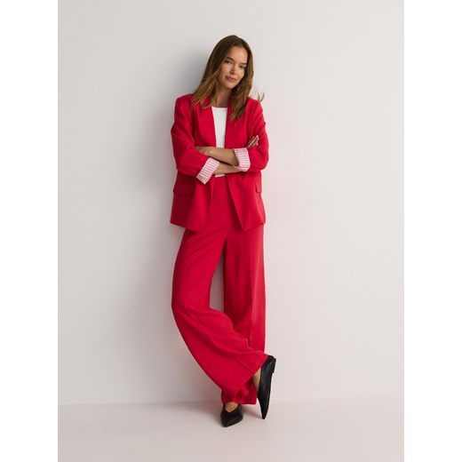 Reserved - Marynarka z modalem - różowy Reserved L Reserved