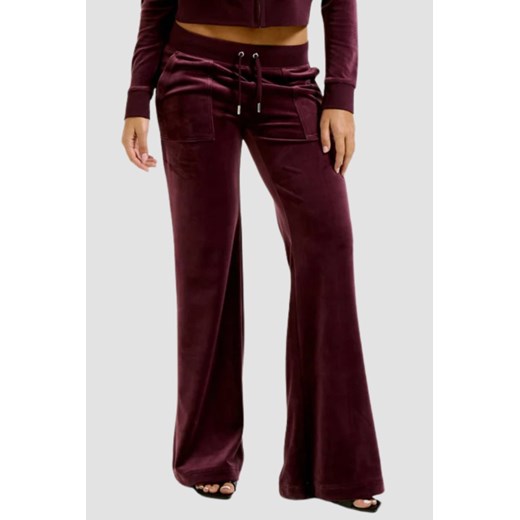 JUICY COUTURE Śliwkowe damskie dresowe spodnie Layla Low Rise, Rozmiar S ze sklepu outfit.pl w kategorii Spodnie damskie - zdjęcie 178539834