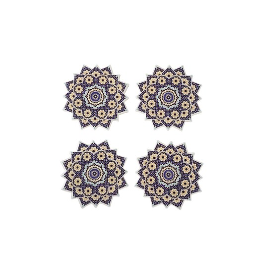 Sinsay - Podkładki pod kubek 4 pack - wielobarwny Sinsay One Size Sinsay