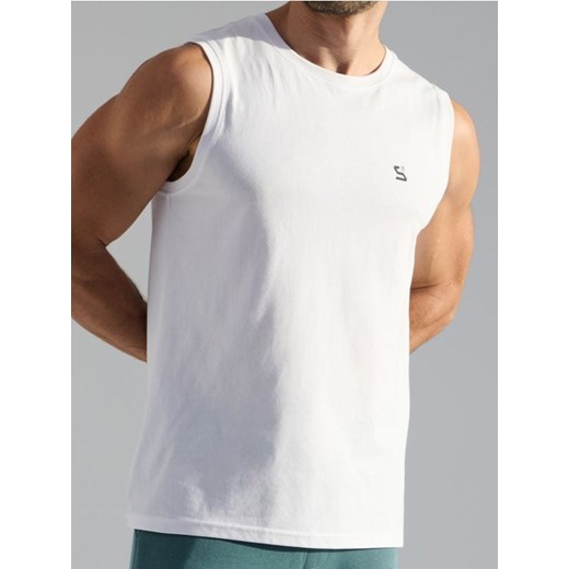 Sinsay - Koszulka SNSY PERFORMANCE - biały ze sklepu Sinsay w kategorii T-shirty męskie - zdjęcie 178541764
