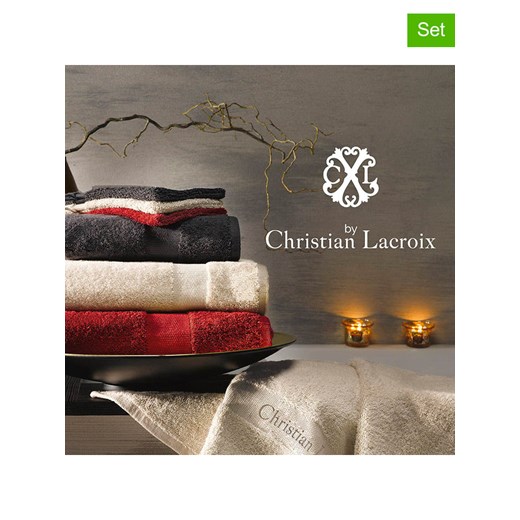 CXL by Christian Lacroix 2-częściowy zestaw w kolorze czerwonym ze sklepu Limango Polska w kategorii Ręczniki - zdjęcie 178543820