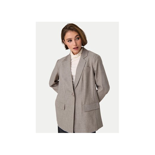 ONLY Marynarka Linda 15328158 Beżowy Oversize L MODIVO