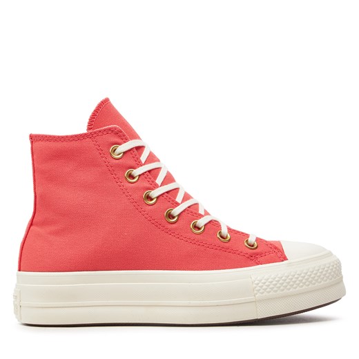 Trampki Converse Chuck Taylor All Star Lift Platform Canvas A09914C Różowy ze sklepu eobuwie.pl w kategorii Trampki damskie - zdjęcie 178549260