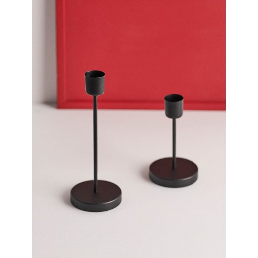 Sinsay - Świeczniki 2 pack - czarny Sinsay One Size Sinsay