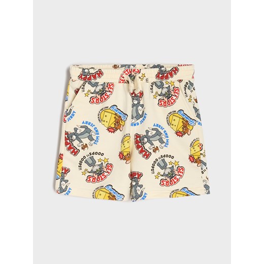 Sinsay - Szorty 2 pack Tom & Jerry Core - wielobarwny Sinsay 98 Sinsay