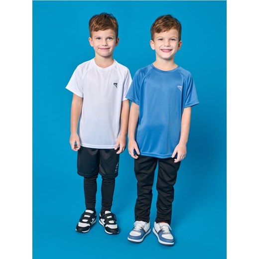 Sinsay - Koszulka 2 pack Active - błękitny ze sklepu Sinsay w kategorii T-shirty chłopięce - zdjęcie 178551054