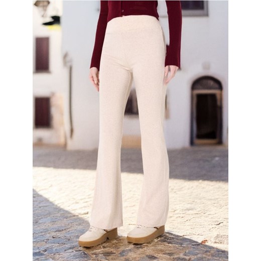 Sinsay - Legginsy high waist z rozszerzanymi nogawkami - wielobarwny ze sklepu Sinsay w kategorii Spodnie damskie - zdjęcie 178551102