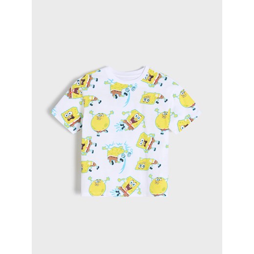 Sinsay - Koszulka SpongeBob - biały Sinsay 104 Sinsay