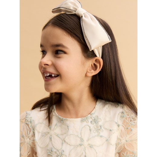 Reserved - Opaska z kokardą - złamana biel Reserved ONE SIZE Reserved