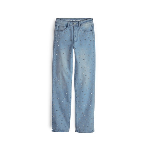 GATE Jeansy z kryształkami 34 ze sklepu gateshop w kategorii Jeansy damskie - zdjęcie 178552001