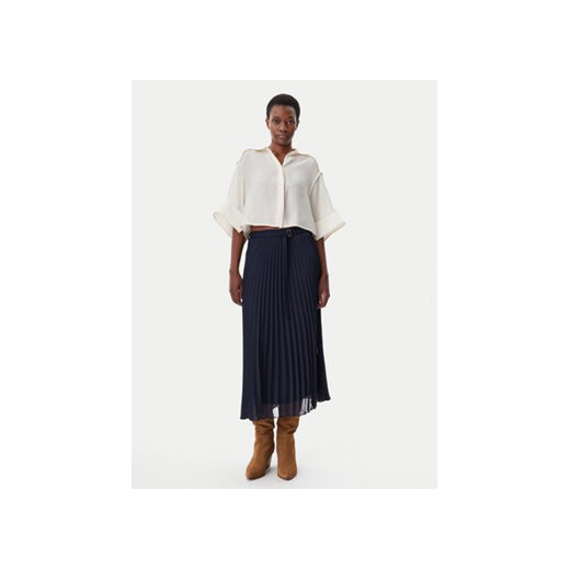 BOSS Spódnica plisowana Vocelina 50531644 Granatowy Regular Fit 36 MODIVO
