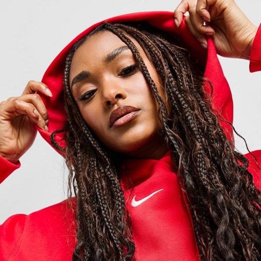 NIKE BLUZA Z KAPTUREM W NSW PHNX FLC OS PO HOODIE ze sklepu JD Sports  w kategorii Bluzy damskie - zdjęcie 178555400