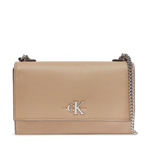 Torebka Calvin Klein Jeans K60K612233 Beżowy one size eobuwie.pl