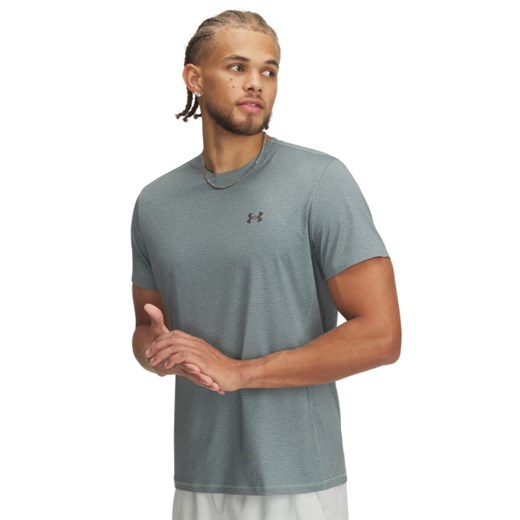Męska koszulka treningowa Under Armour Vanish Elite Vent Prtd SS - zielona ze sklepu Sportstylestory.com w kategorii T-shirty męskie - zdjęcie 178555904