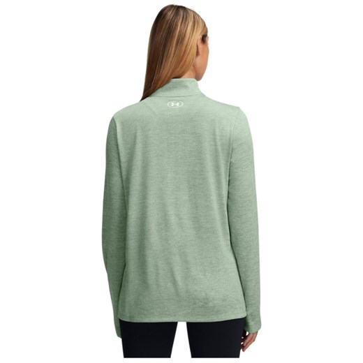 Damski longsleeve treningowy Under Armour Tech 1/2 Zip- Twist - zielony Under Armour L Sportstylestory.com