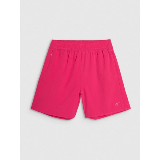 Damskie spodenki plażowe 4F 4FWSS25UBDSF149 - różowe ze sklepu Sportstylestory.com w kategorii Odzież plażowa - zdjęcie 178556000