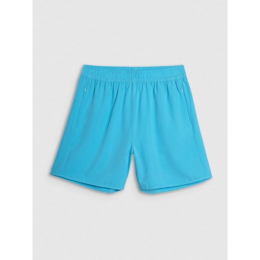 Damskie spodenki plażowe 4F 4FWSS25UBDSF149 - niebieskie ze sklepu Sportstylestory.com w kategorii Odzież plażowa - zdjęcie 178556002