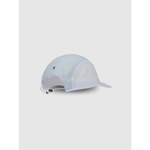 Czapka do biegania uniseks 4F 4FWSS25AFCAU106 - biała ze sklepu Sportstylestory.com w kategorii Czapki z daszkiem męskie - zdjęcie 178556044
