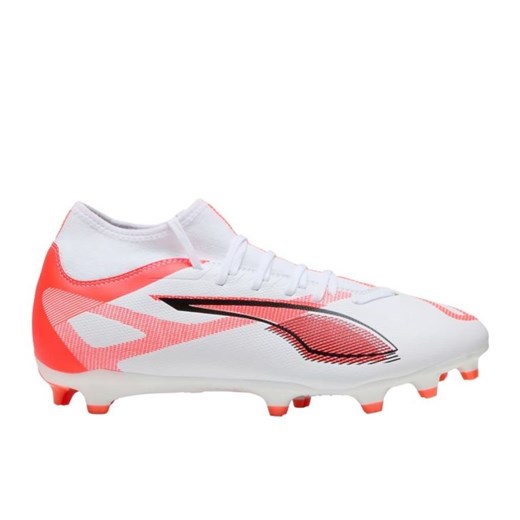 Buty piłkarskie Puma Ultra 5 Play+ FG/AG 108168 01 białe ze sklepu ButyModne.pl w kategorii Buty sportowe męskie - zdjęcie 178556163