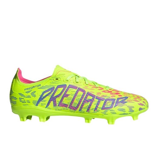 Buty piłkarskie adidas Predator League FG/MG JH6471 zielone ze sklepu ButyModne.pl w kategorii Buty sportowe męskie - zdjęcie 178556172