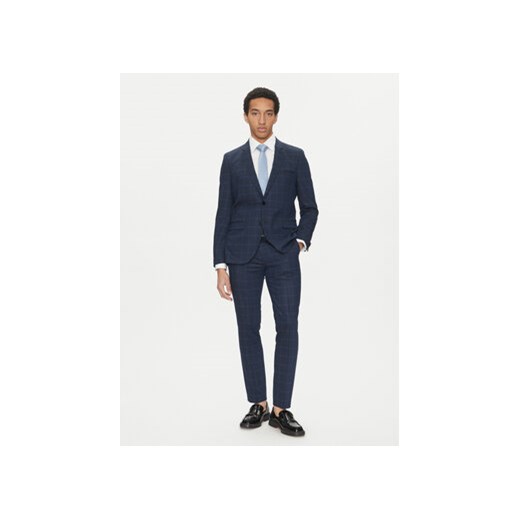 HUGO Garnitur Arti/Hesten232X 50535473 Granatowy Extra Slim Fit ze sklepu MODIVO w kategorii Garnitury męskie - zdjęcie 178558311
