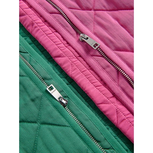 Reserved - Pikowana kurtka - zielony Reserved S Reserved