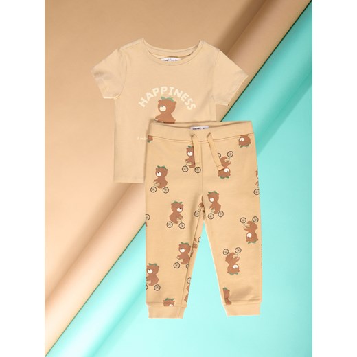 Sinsay - Spodnie dresowe 2 pack - zielony Sinsay 86 Sinsay