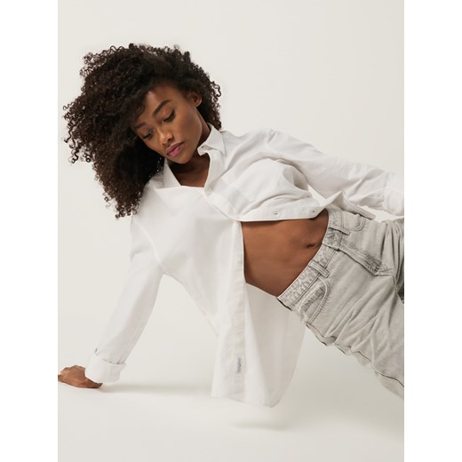 Sinsay - Jeansy high waist - szary Sinsay 36 Sinsay