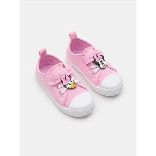 Sinsay - Trampki z elementami 3d Minnie Mouse - różowy ze sklepu Sinsay w kategorii Trampki dziecięce - zdjęcie 178562073