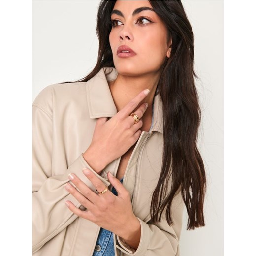 Sinsay - Pierścionki 2 pack - złoty Sinsay One Size Sinsay