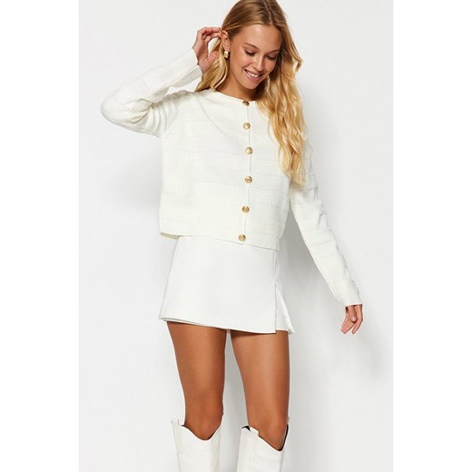 Biały sweter damski Trendyol 