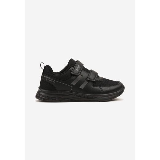 Czarne Buty Sportowe Sneakersy Zapinane na Rzep Telorea ze sklepu born2be.pl w kategorii Buty sportowe dziecięce - zdjęcie 178568072