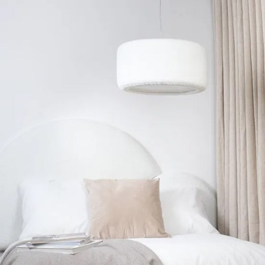 Elegancka wisząca lampa brudny biały 40 cm - M062-Mofo Lumes One Size Edinos.pl