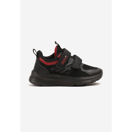 Czarno-Czerwone Buty Sportowe Sneakersy Zapinane na Rzep Lorloti ze sklepu born2be.pl w kategorii Buty sportowe dziecięce - zdjęcie 178571423