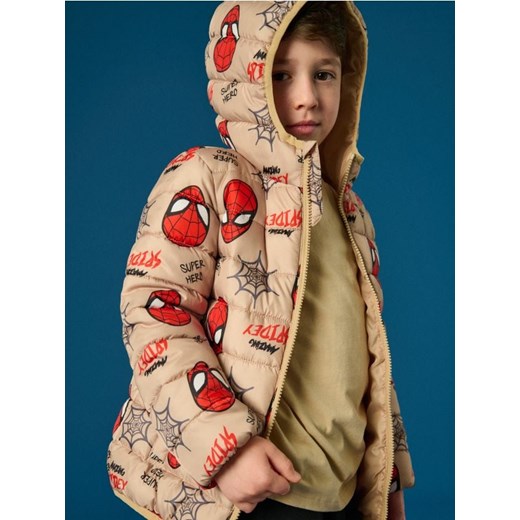 Sinsay - Kurtka Spider-Man - beżowy ze sklepu Sinsay w kategorii Kurtki chłopięce - zdjęcie 178573224