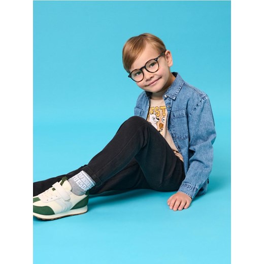 Sinsay - Jeansy slim fit - czarny ze sklepu Sinsay w kategorii Spodnie chłopięce - zdjęcie 178573343