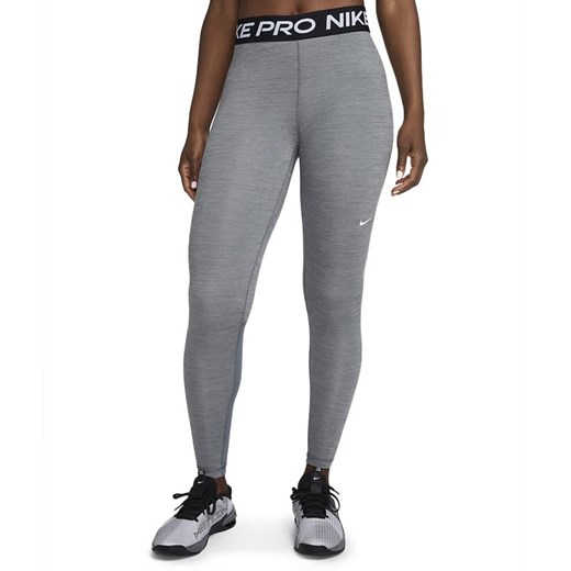 Legginsy Nike Pro CZ9779-084 - szare ze sklepu streetstyle24.pl w kategorii Spodnie damskie - zdjęcie 178574441
