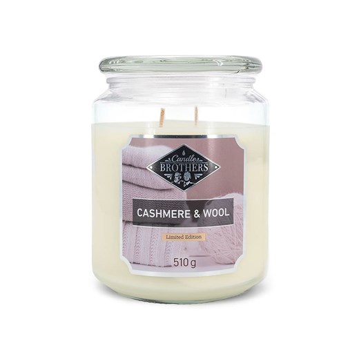 Candle Brothers Świeca zapachowa &quot;Cashmere &amp; Wool&apos;&apos; - 510 g ze sklepu Limango Polska w kategorii Świece i dyfuzory - zdjęcie 178574450