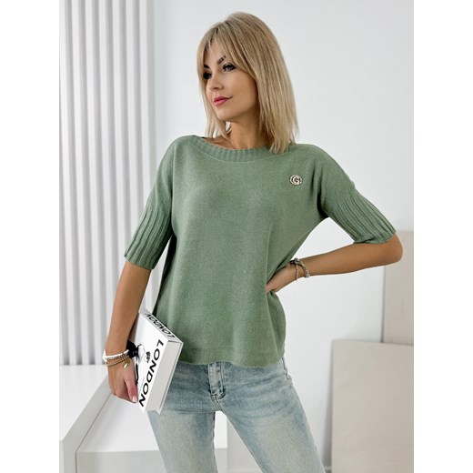 sweter gabia khaki one size ze sklepu UBRA w kategorii Swetry damskie - zdjęcie 178576304