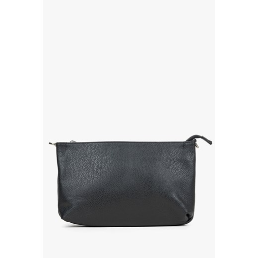 Estro: Czarna listonoszka damska z włoskiej skóry naturalnej Premium Estro One Size Estro