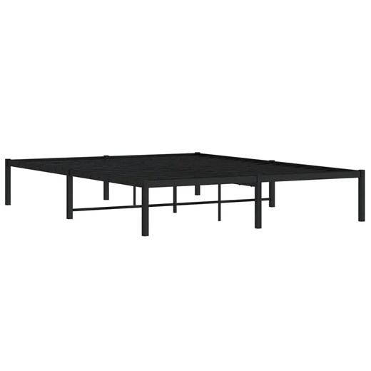 Czarne metalowe łóżko industrialne 160x200 cm P0-G03 ze sklepu Edinos.pl w kategorii Łóżka i materace - zdjęcie 178576742